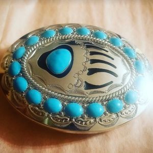 New bear claw belt buckle approximately 3.75 inch